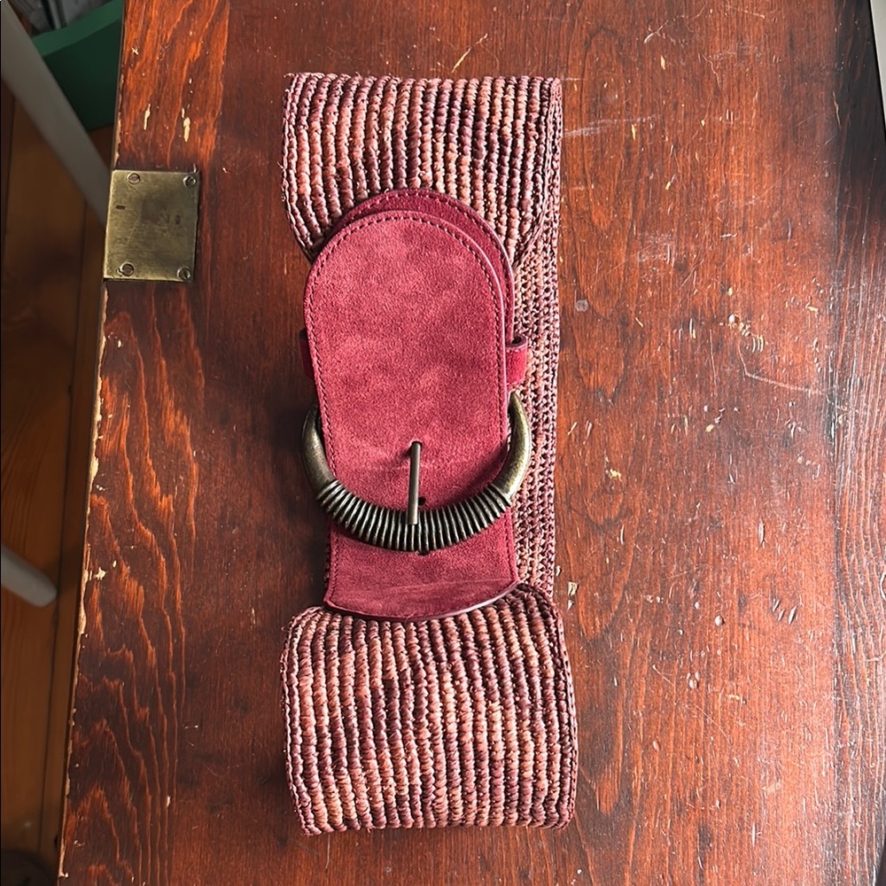 Sezane Red Belt Accessories